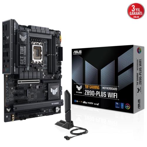 Asus TUF GAMING Z890-PLUS WIFI Intel 1851p DDR5 9066 HDMI DP 4xM2 USB3.2 ATX