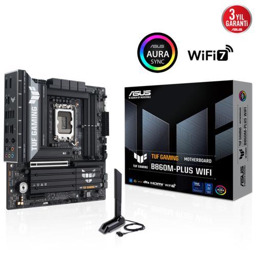 Asus TUF GAMING B860M-PLUS WIFI Intel 1851p DDR5 8800 HDMI DP 3xM2 USB3.2 mATX
