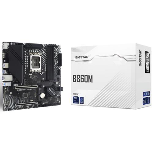 Biostar B860MT-E PRO Intel 1851p DDR5 8000 HDMI 2xDP 3xM2 mATX