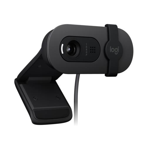 Logitech BRIO 100 Gizlilik Kapaklı 1080P Webcam Grafit 960-001585