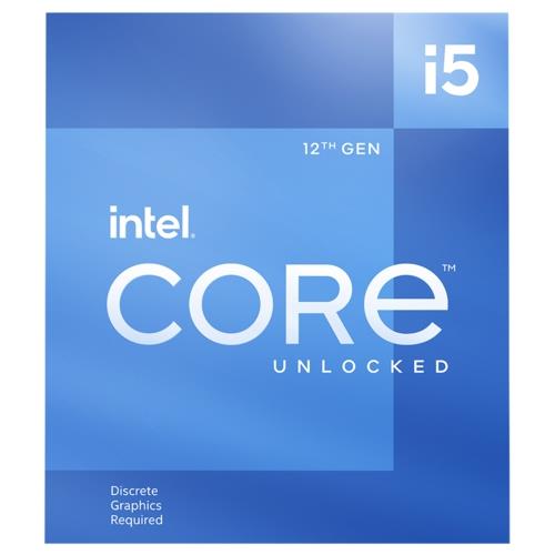 Intel i5-12400F 2.5 GHz 4.4 GHz 18MB LGA1700P-Tray
