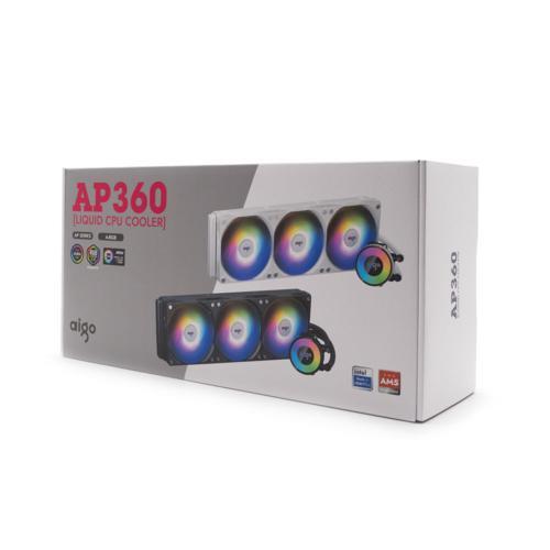 AIGO AP360 ARGB 360mm Beyaz Sıvı Soğutma 1700/AM5