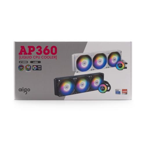 AIGO AP360 ARGB 360mm Siyah Sıvı Soğutma 1700/AM5