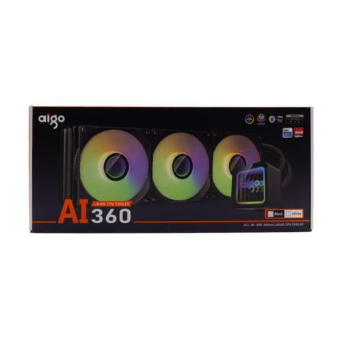 AIGO AI360 ARGB 360mm Siyah Sıvı Soğutma 1700/AM5