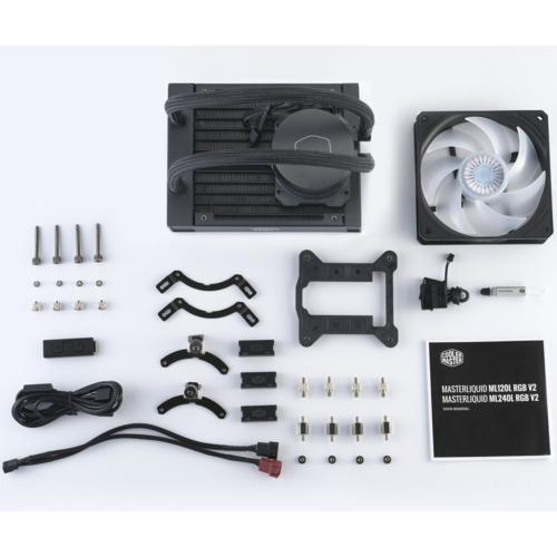 Cooler Master ML120L 120mm V2 RGB Sıvı Soğutucu 1700/AM5