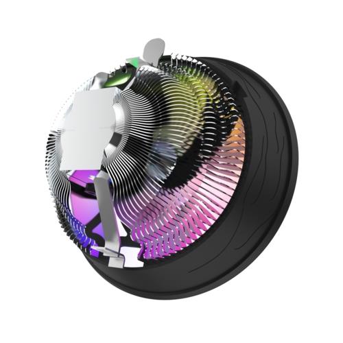Evercool CS-02 Rainbow Hava Soğutmalı CPU Fan 12cm Fan,Intel LGA1700/AMD AM5