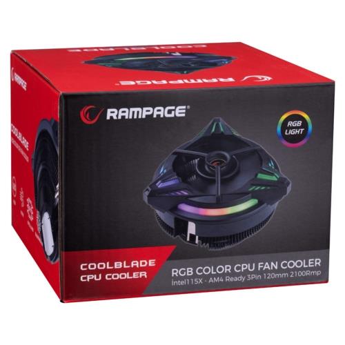 Rampage COOLBLADE RM-C03 Rainbow Hava Soğutmalı CPU Fan