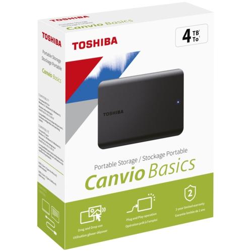 Toshiba 2.5" 4TB Canvio Basics HDTB540EK3CA USB3.2 G1 SİYAH (A5)