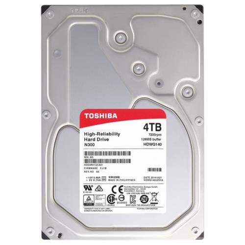 Toshiba 3,5" P300 4TB 128MB 5400RPM HDWD240UZSVA