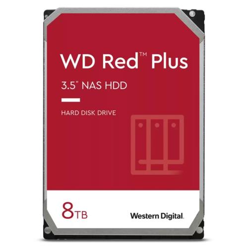 WD RED PLUS 3,5" 8TB 256MB 5640RPM WD80EFPX