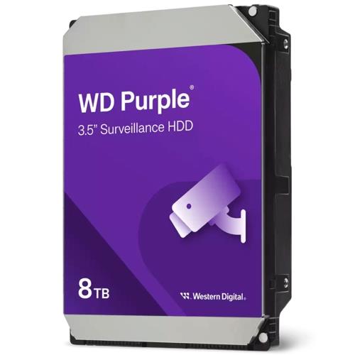 WD PURPLE 3,5" 8TB 256MB 5640RPM WD85PURZ