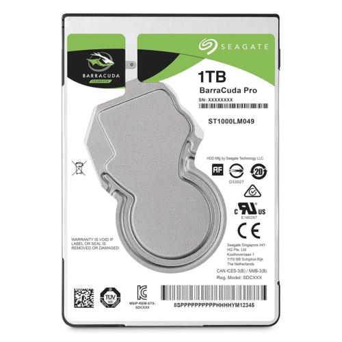Seagate Barracuda 2.5" 1Tb 128MB 7200mhz ST1000LM049