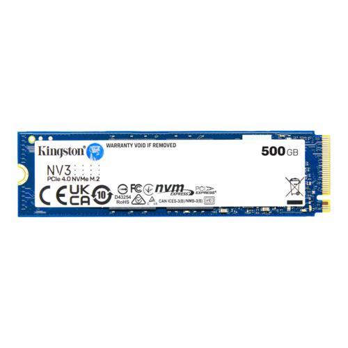 Kingston NV3 500GB SSD PCIe 4.0 m.2 NVMe SNV3S/500G