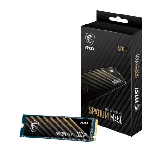 MSI SPATIUM M450 500GB NVME M.2 SSD