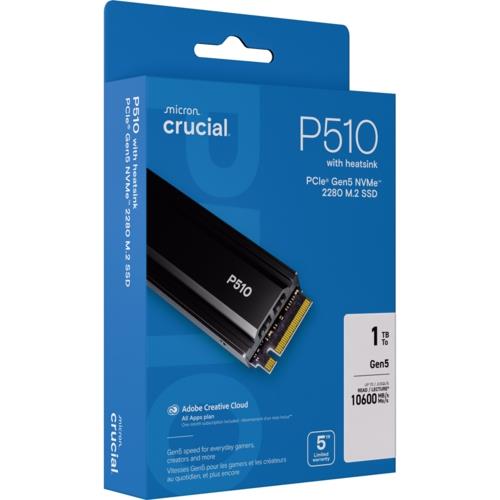 Crucial P510 1TB SSD m.2 NVMe CT1000P510SSD5 Soğutuculu