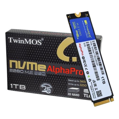 TwinMOS 1TB M.2 PCIe NVMe SSD NVMe1TB2280AP