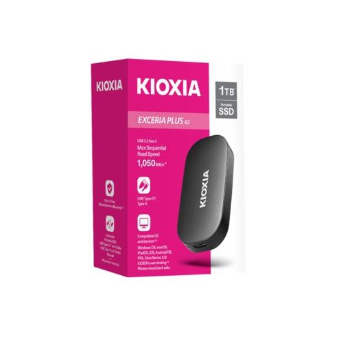Kioxia Exceria Plus G2 1TB Taşınabilir SSD LXD20K001TG8