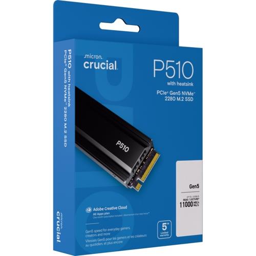 Crucial P510 2TB SSD m.2 NVMe CT2000P510SSD5 Soğutuculu