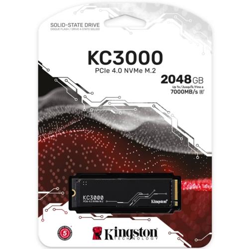 Kingston KC3000 2TB SSD m.2 PCIE 4.0 NVMe SKC3000D/2048G