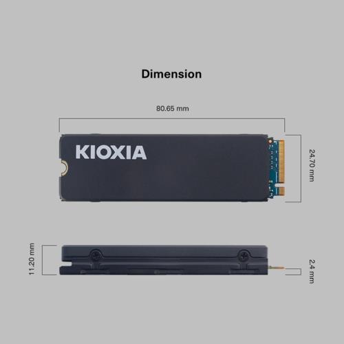Kioxia Exceria 4TB m.2 NVME LSC11K4T09G8 HEATSINK