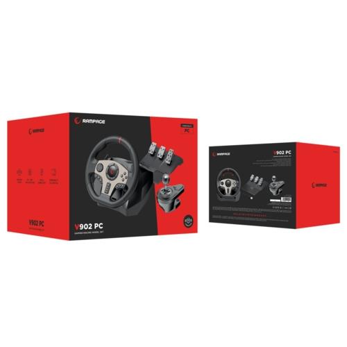 Rampage V902 Gaming Oyuncu Pedal /Vites /Direksiyon Seti