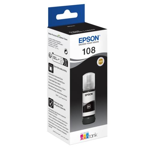 Epson C13T09C14A Siyah 108 Şişe Mürekkep