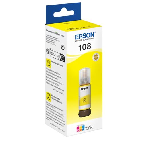 Epson C13T09C44A Sarı 108 Şişe Mürekkep