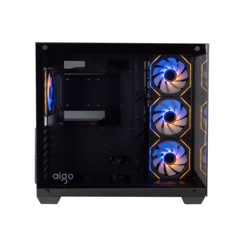 AIGO C285P 750W 80+ Bronze Siyah ARGB Mid Tower Kasa