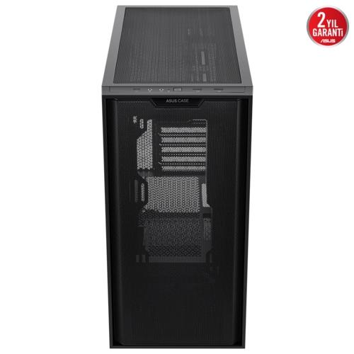Asus A21 CASE Siyah Temperli Cam mATX Mid Tower Kasa PSU YOK