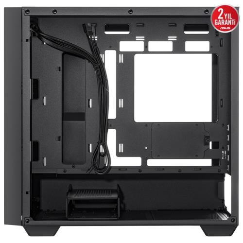 Asus A21 CASE Siyah Temperli Cam mATX Mid Tower Kasa PSU YOK