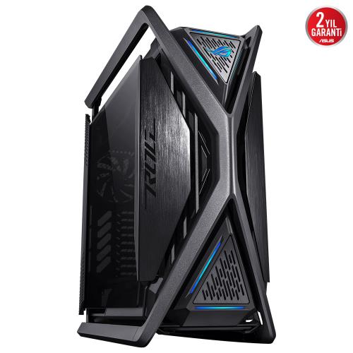 ASUS ROG GR701 Fanlı Temperli Cam EATX Full Tower ARGB Kasa PSU YOK Siyah