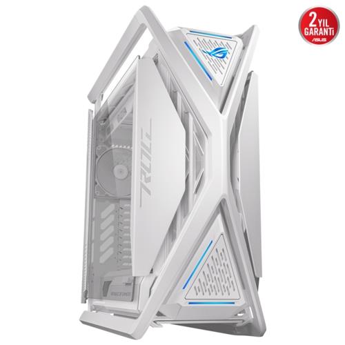 Asus ROG GR701 Fanlı Temperli Cam EATX Full Tower ARGB Kasa PSU YOK Beyaz