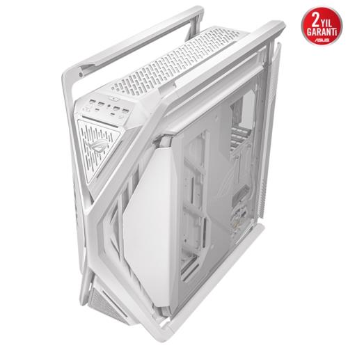 Asus ROG GR701 Fanlı Temperli Cam EATX Full Tower ARGB Kasa PSU YOK Beyaz
