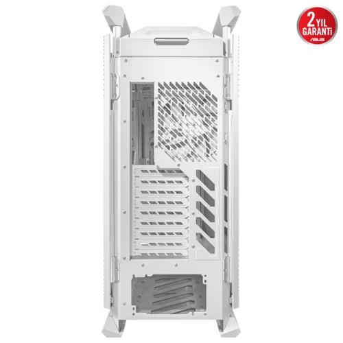 Asus ROG GR701 Fanlı Temperli Cam EATX Full Tower ARGB Kasa PSU YOK Beyaz