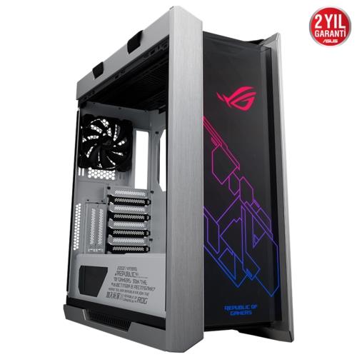 Asus ROG STRIX GX601 HELIOS RGB Fanlı Temperli Cam ATX Mid Tower Kasa PSU YOK Beyaz