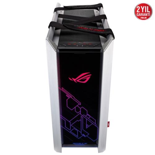 Asus ROG STRIX GX601 HELIOS RGB Fanlı Temperli Cam ATX Mid Tower Kasa PSU YOK Beyaz