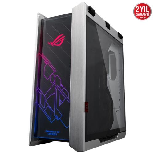 Asus ROG STRIX GX601 HELIOS RGB Fanlı Temperli Cam ATX Mid Tower Kasa PSU YOK Beyaz