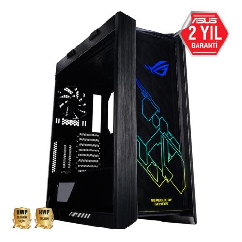 Asus ROG STRIX GX601 HELIOS RGB Fanlı Temperli Cam ATX Mid Tower Kasa PSU YOK Siyah