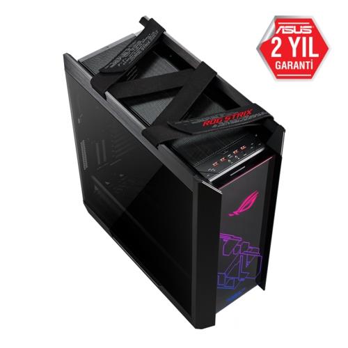 Asus ROG STRIX GX601 HELIOS RGB Fanlı Temperli Cam ATX Mid Tower Kasa PSU YOK Siyah