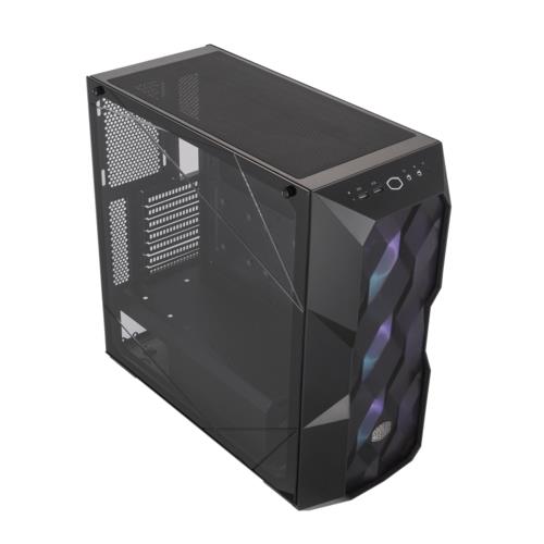 Cooler Master MasterBox TD500 V2 Mesh ARGB Mid Tower Siyah Kasa PSU YOK