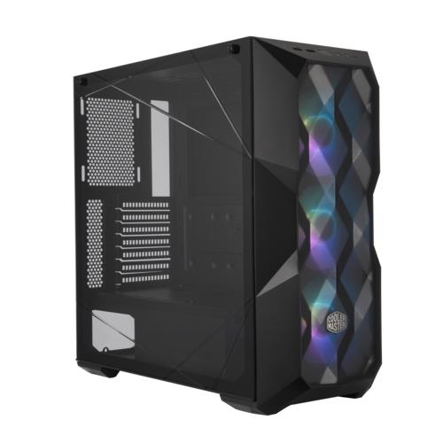 Cooler Master MasterBox TD500 V2 Mesh ARGB Mid Tower Siyah Kasa PSU YOK