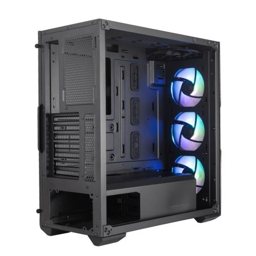 Cooler Master MasterBox TD500 V2 Mesh ARGB Mid Tower Siyah Kasa PSU YOK