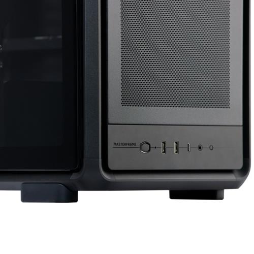 Cooler Master MasterFrame 500 Mesh Siyah TG ARGB Alüminyum ATX Kasa PSU YOK