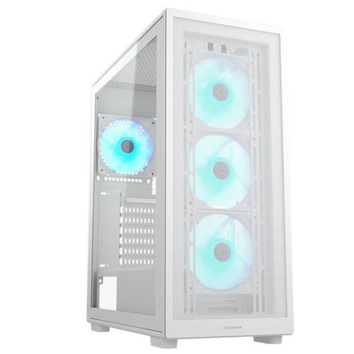 Cougar MX220 4x ARGB Beyaz Mid Tower Kasa PSU YOK
