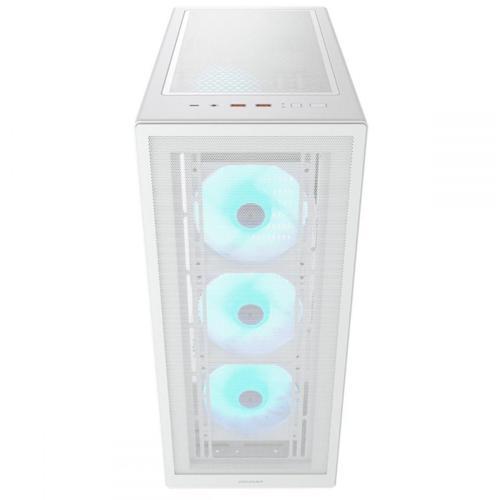 Cougar MX220 4x ARGB Beyaz Mid Tower Kasa PSU YOK