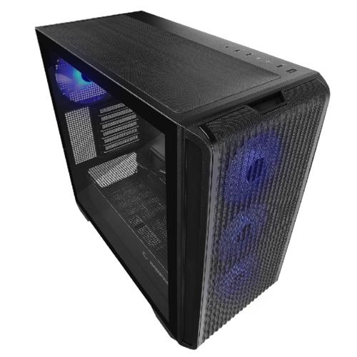Rampage CRAFT Siyah Mesh ARGB Fan ATX Mid-T Gaming Oyuncu Kasası
