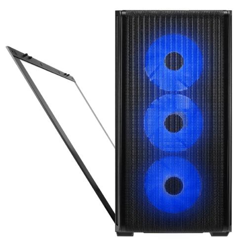 Rampage CRAFT Siyah Mesh ARGB Fan ATX Mid-T Gaming Oyuncu Kasası