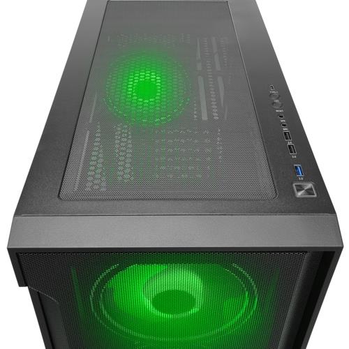 Rampage CRUISER V1 Kumandalı Mesh Temperli Camlı Siyah Big-T Gaming Oyuncu Kasası