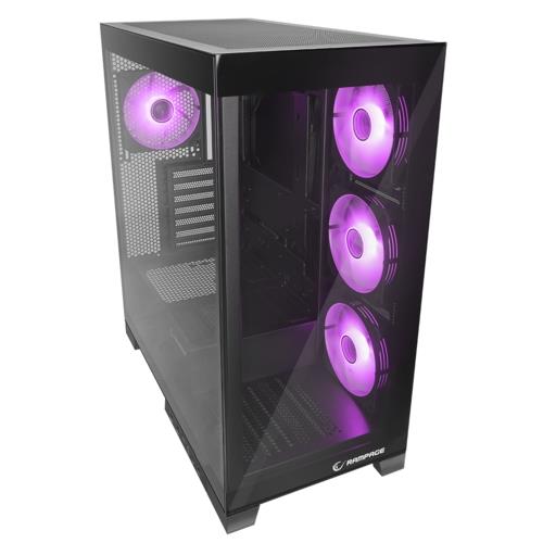 Rampage HYDRA V2 BLACK Temperli Camlı Exclusive E-ATX Gaming Oyuncu Kasası