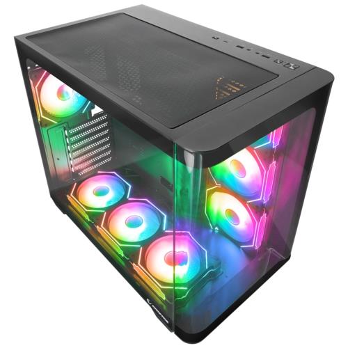 Rampage LOOPY Siyah Temperli Cam Kumandalı ATX Mid-T Gaming Kasası